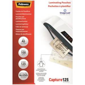 Fellowes Ламиниращо фолио FELLOWES A/5 125 микрона гланц 100/som 5307302 (5307302)