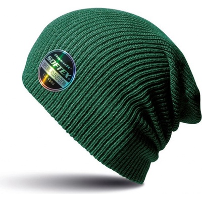 Result Headwear zimní čepice Softex beanie lahvově zelená