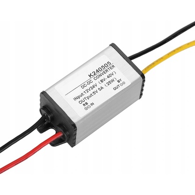 DC MĚNIČ NAPĚTÍ MĚNIČ NAPĚTÍ 12V/24V - 5V BUCK STEP-DOWN 5A