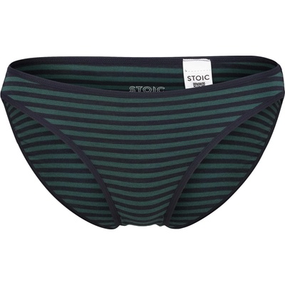 Stoic Дамско мериносово термобельо Stoic Women's Merino150 AlsenSt. Brief Merino base layer - Dark Ocean Green / Dark Navy Striped - размер XXL (115-1854-1316)