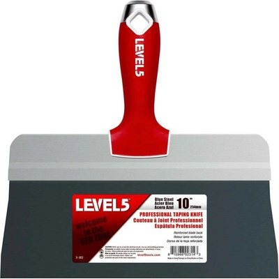 LEVEL5 Špachtle 10" BIG-BACK z modré oceli s Soft-Grip rukojetí