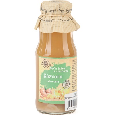 Klášterní Officína 80% Šťáva z čerstvého Zázvoru s citronem 300 g