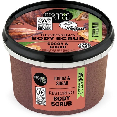Organic Shop tělový peeling Organic Cocoa & Sugar 250 ml – Zboží Dáma
