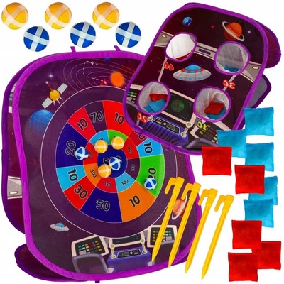 Hod na terč šipky na suchý zip 2v1 animační sada míčků sáčky 21ks