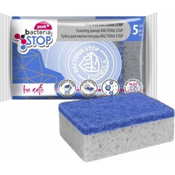 York Домакинска гъба Bacteria Stop, 5 броя