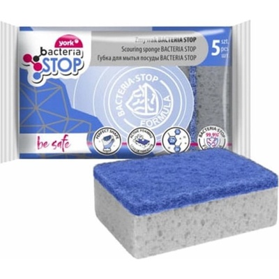 York Домакинска гъба York Bacteria Stop, 5 броя
