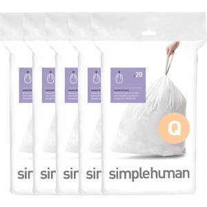 simplehuman Изтеглящи се торби за боклук 100 бр. 65 l Q - simplehuman (CW0176CP)