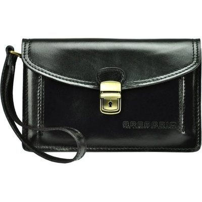 Gregorio Černá kožená pánská dokladová taška etue 2123 – Sleviste.cz