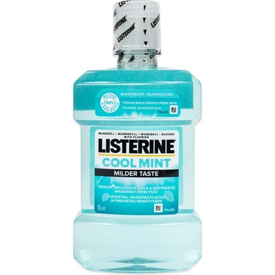 Listerine Cool Mint Milder Taste 1 l – Zboží Mobilmania