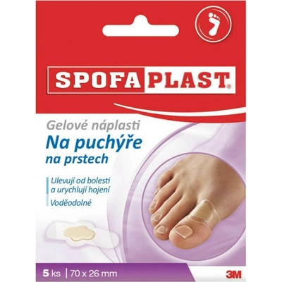 3M™ SPOFAPLAST 911 Gélové náplasti na pľuzgiere na prstoch 5 ks