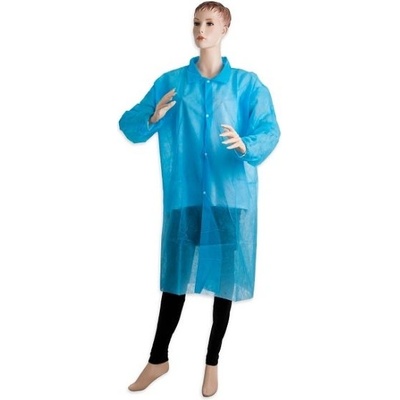 PROFOD PD-PLAST / Jednorázový plášť s knoflíky - modrá XL (prof_1246)