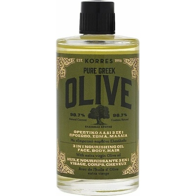 KORRES Pure Greek Olive vyživující tělový olej 3v1 Tělový olej Unisex 100