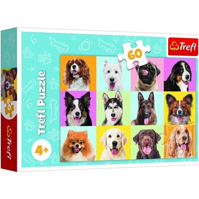 Trefl Roztomilí psi 60 dílků