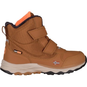 Trollkids Детски зимни ботуши Trollkids Kid's Hafjell Winter Boots - Teak Brown / Black / Vivid Orange - размер 40 (EU) (702-1907-2423)