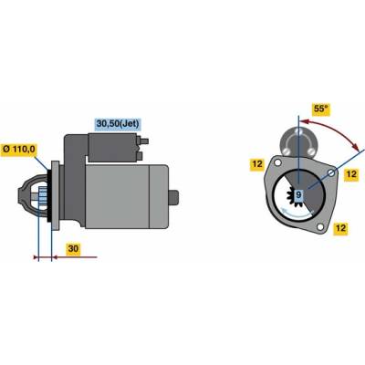BOSCH STARTER 0 001 218 822
