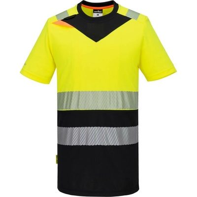 Portwest Reflexné Tričko PW3 triedy 1 DX434 Žltá čierna S