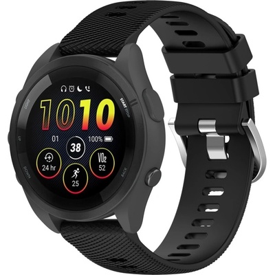 PROTEMIO 57248 RUBBER Silikónový remienok Garmin Forerunner 265S čierny