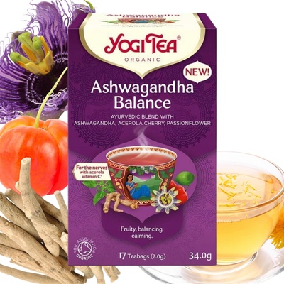 Yogi Tea Bio Ashwagandha Balance 17 čajových sáčků