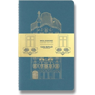 Moleskine Sešity Cahier Casa Batlló A5 čistý 2 ks