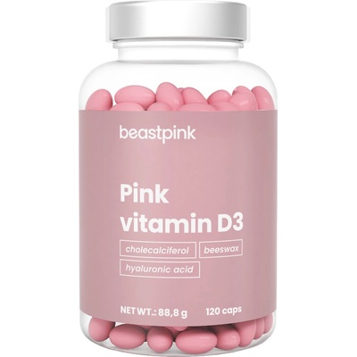BeastPink Pink Vitamín D3 2000 IU 120 kapsúl