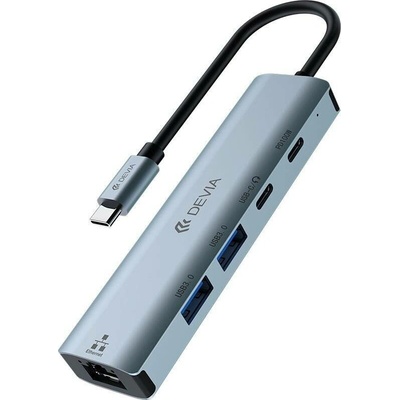 Devia USB-C Leopard Series 5-in-1 EC701