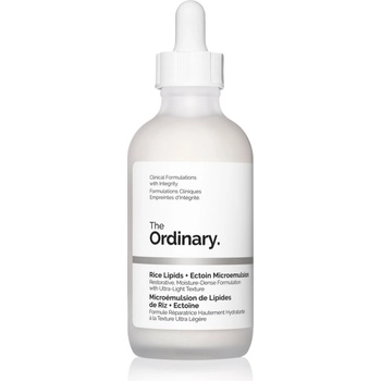The Ordinary Rice Lipids + Ectoin Microemulsion лека хидратираща емулсия за успокояване на кожата 120ml