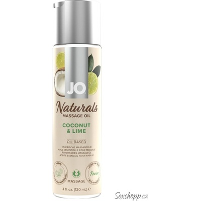 System JO Naturals Massage Oil Coconut & Lime 120 ml
