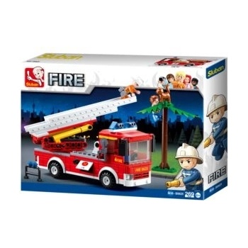Sluban B0625 Hasiči NAKLAĎÁK SE ŽEBŘÍKEM