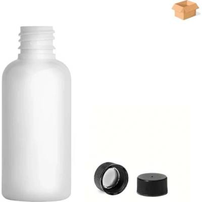 Via Plastová lahvička bílá s černým uzávěrem 50 ml 800 ks