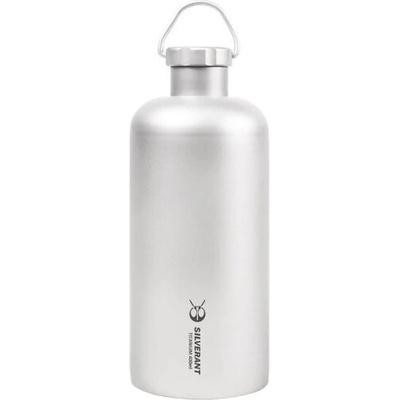 SilverAnt Titánová fľaša s pútkom na viečku 400 ml (SATILA400PT)