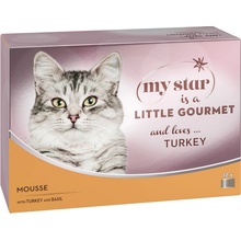 My Star Mousse Gourmet morčacie s bazalkou 12 x 85 g