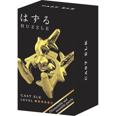 Hanayama Метален логически пъзел Hanayama - Mini Huzzle Cast Elk (515180)