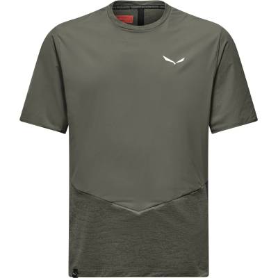 Salewa Мъжка спортна тениска Salewa Pedroc Dry Wind T-Shirt Sport shirt - Faded Green - размер 48 (EU) (216-6977-0112)