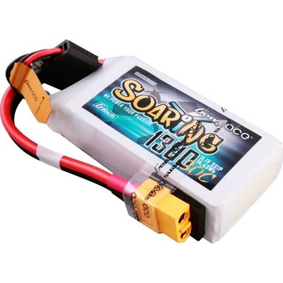 Gens ace G-Tech Soaring 1300mAh 11.1V 30C 3S1P Lipo Battery Pack with XT60 Plug