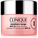 Clinique Moisture Surge SPF 25 Sheer Hydrator дневен успокояващ и хидратиращ крем SPF 25 50ml
