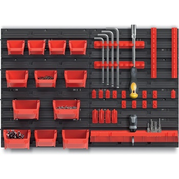 Kistenberg Стена за инструменти 78x52cm + 12 кутии и дръжки (KOR11)