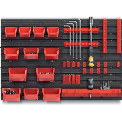 Kistenberg Стена за инструменти 78x52cm + 12 кутии и дръжки (KOR11)