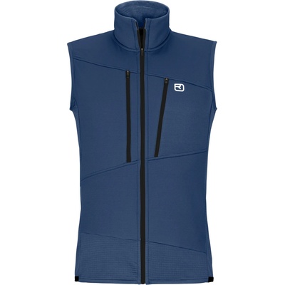 Ortovox Мъжки вълнен елек Ortovox Fleece Grid Vest Fleece vest - Blue Nunatak (032-0718-1313)