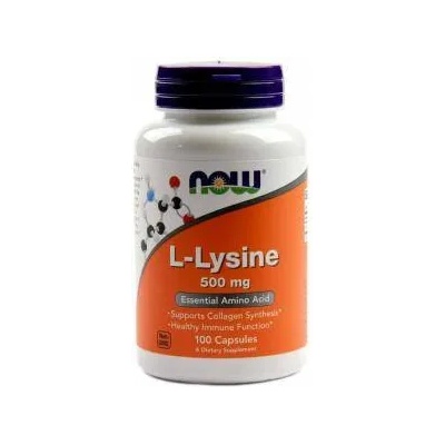 NOW Л-Лизин 500 мг. - Lysine - 100 таблетки - NOW FOODS, NF0100