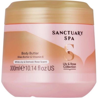 Sanctuary Spa Lily & Rose hĺbkovo hydratačné telové maslo 300 ml