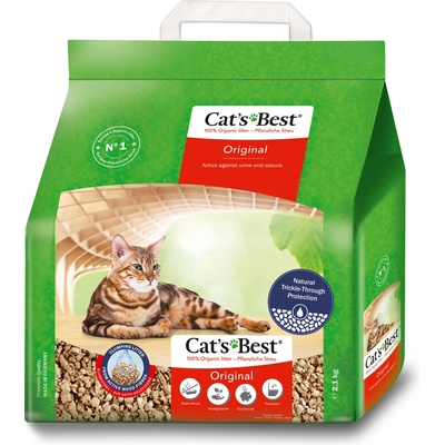 JRS Petcare JRS Cats Best Eko Plus - Агрегираща дървесна постелка 5 л / 2, 1кг