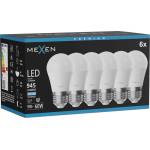 Mexen Nova 6x LED крушка E27, G45, 9W, Студена - 6500K, 945 lm - L101-E27-0965-01x06 (L101-E27-0965-01x06)