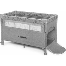 Kidnort Stugan Cestovná postieľka svetlo šedá