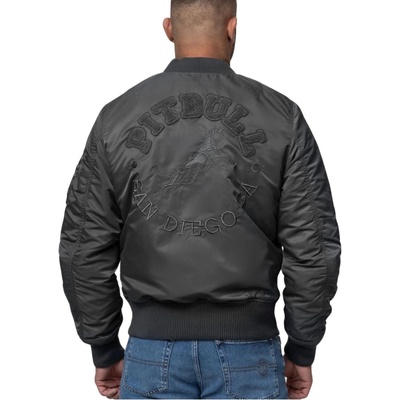 PitBull West Coast pánská zimní bunda HACKET grafitová