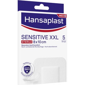 Beiersdorf Hansaplast MED SENSITIVE XXL náplasť 8 x 10 cm 5 ks