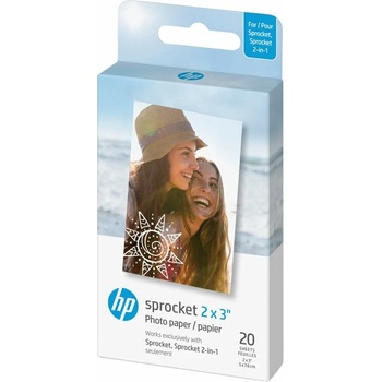 HP Zink Paper Sprocket 20 бр. Фото хартия (HPIZ2X320)