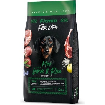 Fitmin dog For Life Adult mini Lamb & Rice 12 kg