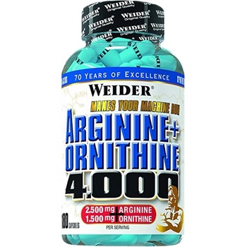 Image 1 of Weider Arginine + Ornithine 4000 [180 капсули]