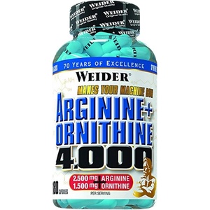 Weider Arginine + Ornithine 4000 [180 капсули]