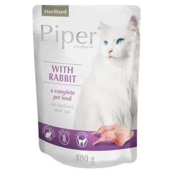 Dolina Noteci Cat Sterilised - пауч за кастрирани котки със заек - 100гр